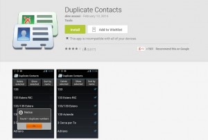 Duplicate Contacts h