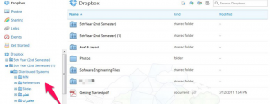 كيفية إضافة شجرة المجلدات إلى “دروب بوكس” Dropbox