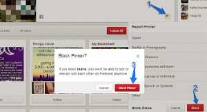كيفية حظر أو إلغاء حظر شخص على Pinterest