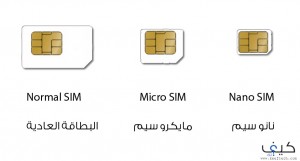 كيفية قص “بطاقة الاتصال” SIM Card العادية لتصبح micro-SIM أو nano-SIM
