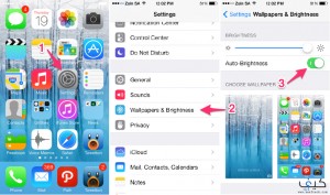 كيفية تعطيل السطوع التلقائي للشاشة على نظام iOS 7