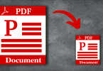 تقليل حجم ملفات PDF بدون برامج