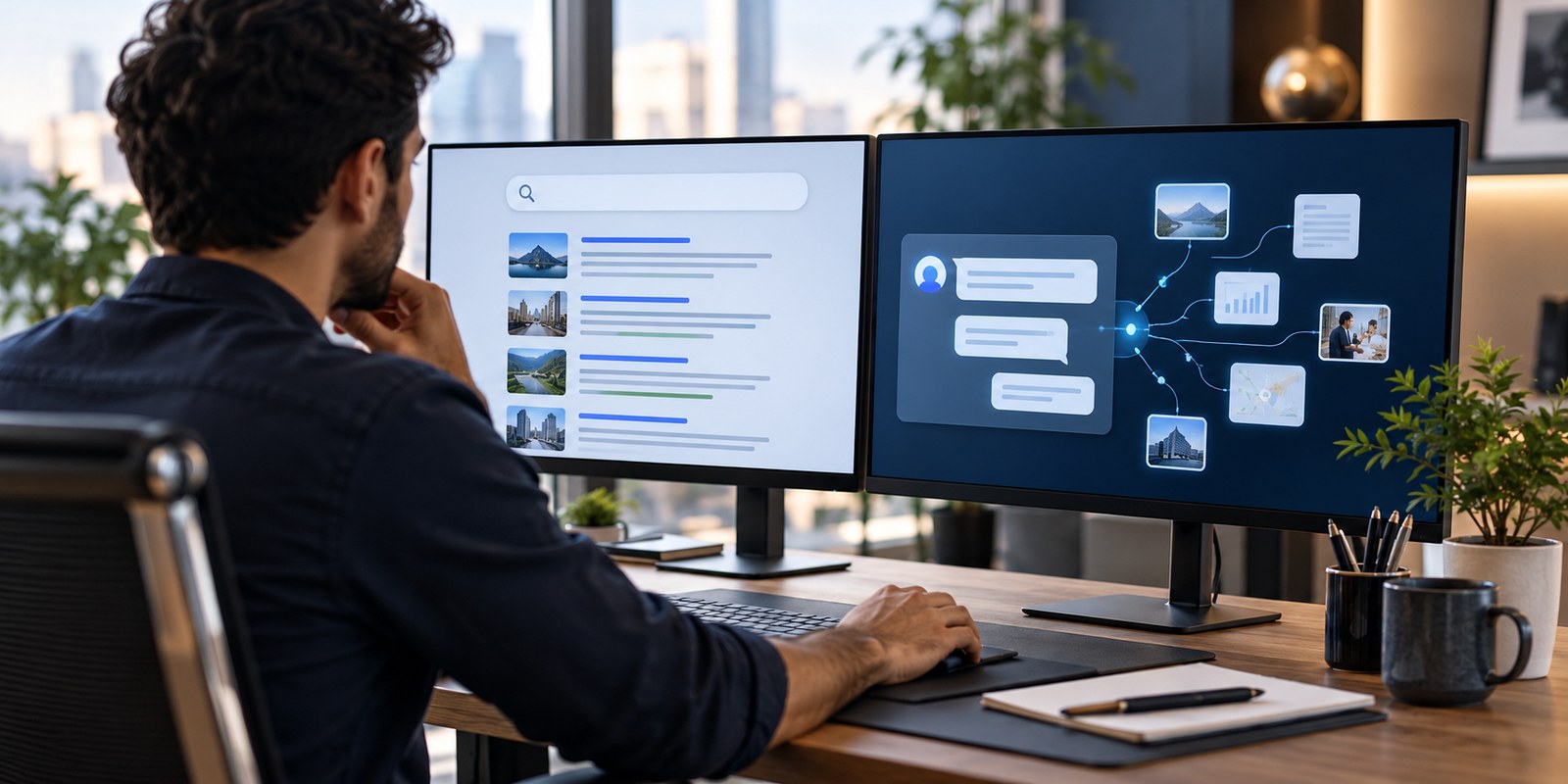 ما الفرق بين SEO وGEO في التسويق الرقمي