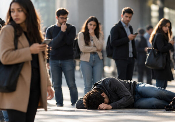 ما هو تأثير المتفرج ولماذا يتردد الناس في المساعدة